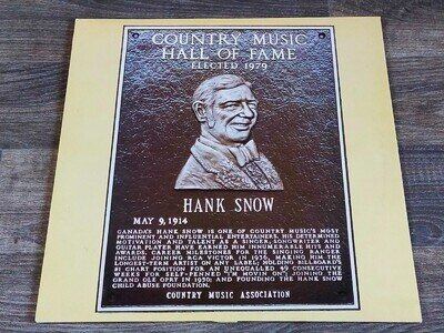 Hank Snow - Country Music Hall Of Fame - 12" vinyl LP album