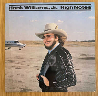 HANK WILLIAMS JR HIGH NOTES 1982 ELEKTRA RECORDS GERMAN 1ST PRESS NM/EX