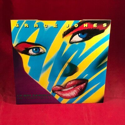 GRACE JONES I'm Not Perfect But I'm Perfect For You 1986 7" PROMO Vinyl Single