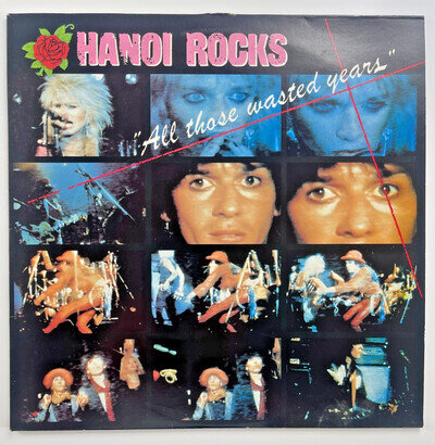 Hanoi Rocks - All Those Wasted Years.Original 1985 UK 2 LP Vinyl