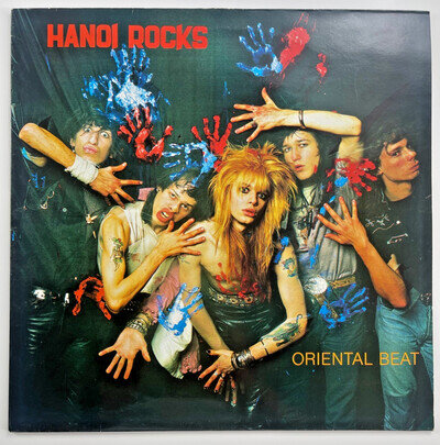 Hanoi Rocks - Oriental Beat.1985 Lyntone Pressing UK Reissue Vinyl LP