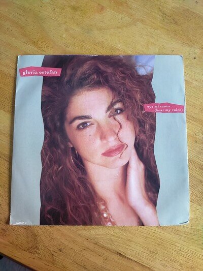 Gloria Estefan 7" Single Epic 655287 7 Solid Middle Oye Mi Canto(Hear My Voice)
