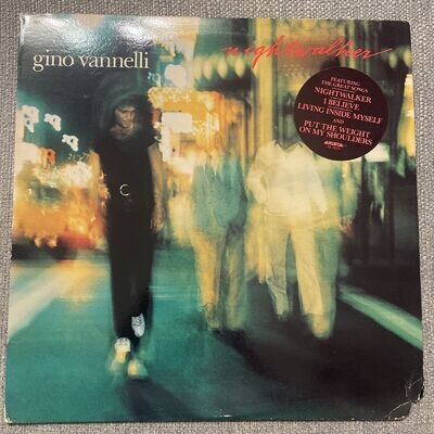 Gino Vannelli - Nightwalker (Vinyl LP) 1981. Free Shipping. Good Condition