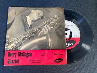 The Gerry Mulligan Quartet w/ Chet Baker: 'Cherry' 7" Vinyl EPV 1080 on Vogue