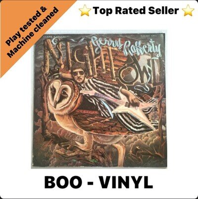 Gerry Rafferty – Night Owl - Vinyl LP Record Italian Rock VG+ / VG Condition