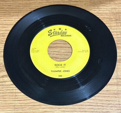 ROCKABILLY 45 THUMPER GEORGE JONES ROCK IT STARDAY 240 MINT- FIRST PRESSING