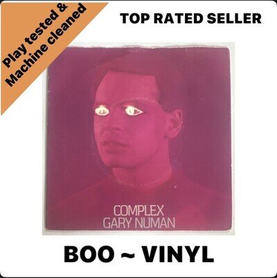 Gary Numan: Complex 1979 UK 7" Vinyl Single Beggars Banquet EX / VG+