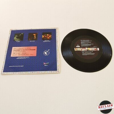 frankie goes to hollywood - welcome to the pleasuredome 7" vinyl record VG