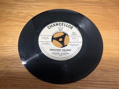 frankie avalon christmas holiday 7 in vinyl chancellor records free post