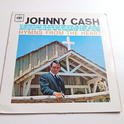 Johnny Cash / Hymns From The Heart 1962 VINYL LP / COUNTRY / EX / £5 FLAT POST