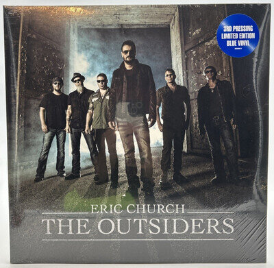 New / Sealed ERIC CHURCH "The Outsiders" 2xLP 2023 Limited Edition Blue Vinyl