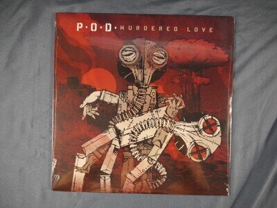 P.O.D. -MURDERED LOVE TRANSLUCENT RED VINYL LP 1ST 2012 US PRESS RARE