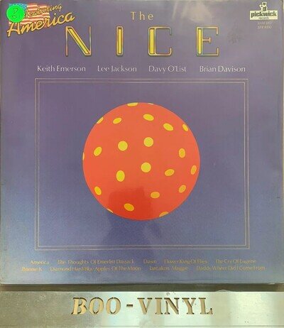 The Nice(Vinyl LP)America-Pickwick-SHM 917-UK-Ex Con Featuring America Nice Copy