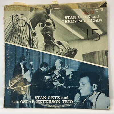 Stan Getz Oscar Peterson Trio Verve LP Vinyl Jazz 1957 Gerry Mulligan