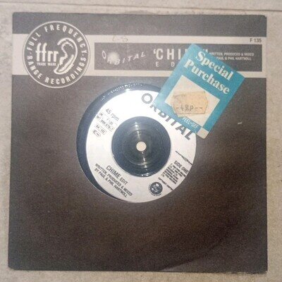 orbital - chime 7" vinyl record VG+
