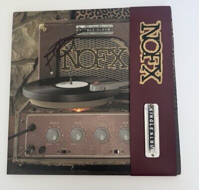 Single Album - NOFX, 700g special LP FFATS Version, Signed By Fat Mike!