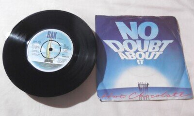 Hot Chocolate - No Doubt About It 7" Vinyl Single Record on RAK 310