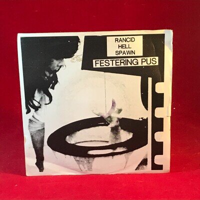 RANCID HELL SPAWN Festering Pus 1988 UK 3-track 7" Vinyl single original 45