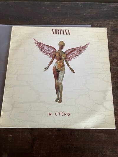 RARE LP VINYL NIRVANA ALBUM IN UTERO GEF 24536 EUROPE 1ST PRESS 1993
