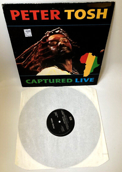 Peter Tosh Captured Live Vinyl LP Record Album 1984 PTOSH1 Original Marley 84