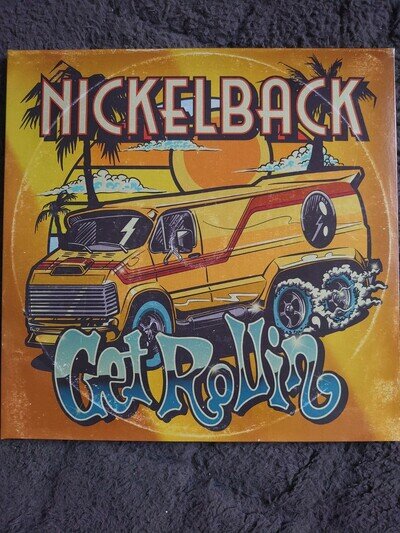 Nickeback Get Rollin (2022) Electric Blue Vinyl