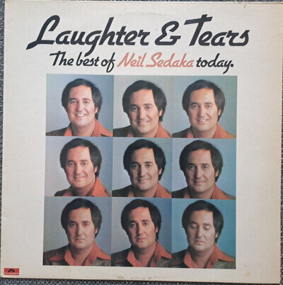 NEIL SEDAKA - LAUGHTER & TEARS BEST OF - 12" VINYL ALBUM LP RECORD - EX+