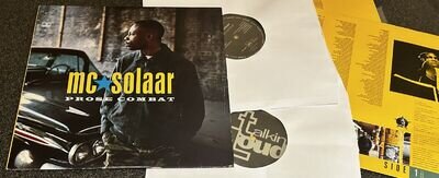 MC SOLAAR-PROSE COMBAT-UK 1ST PRESS 1994 VINYL 2x LP+LYRIC INNERS (EX/M-/M-)