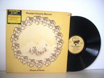 PFM Photos Of Ghosts PROMO 1973 MANTICORE MC 66668 PREMIATA FORNERIA MARCONI