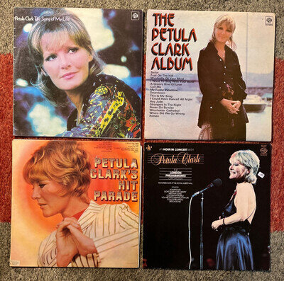 Collection of vinyl albums by Petula Clark
