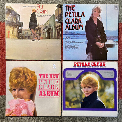 Collection of vinyl albums by Petula Clark