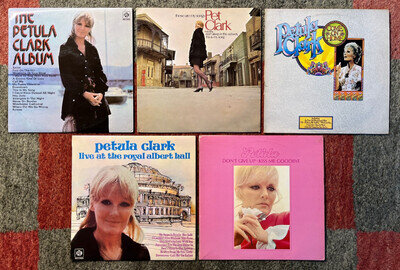 Collection of vinyl albums by Petula Clark