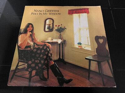 Poet - Nanci Griffith 'Poet in my Window' LP/Vinyl Record
