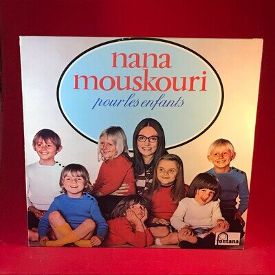 NANA MOUSKOURI Pour Les Enfants 1972 UK Vinyl LP Une Chanson Douce children