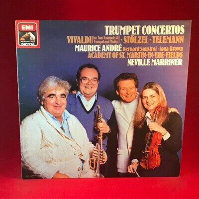MAURICE ANDRE Trumpet Concertos 1983 UK Vinyl LP EXCELLENT CONDITION