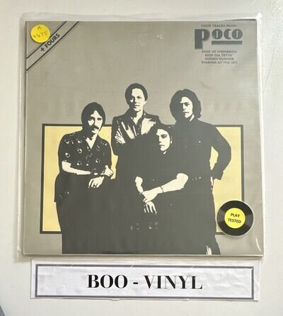 Poco - Four Tracks From Poco 12" Vinyl Record 4 Tracks EX / VG+ Condition