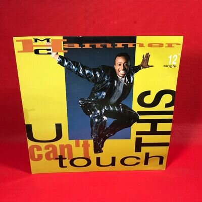 MC HAMMER U Can't Touch This 1990 UK 3-track 12" vinyl single Club extended you