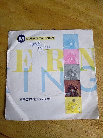Modern Talking 7" Single RCA Solid Centre PB 40875 Brother Louie