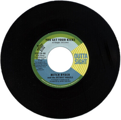 MITCH RYDER & THE DETROIT WHEELS "YOU GET YOUR KICKS c/w BREAKOUT" 1966 CLUB