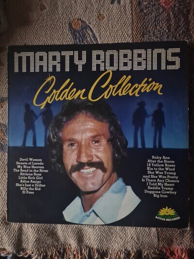 Marty Robbins Golden Collection 12" LP Vinyl LP