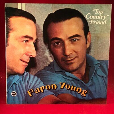FARON YOUNG Top Country Friend 1973 UK Vinyl LP EXCELLENT CONDITION original