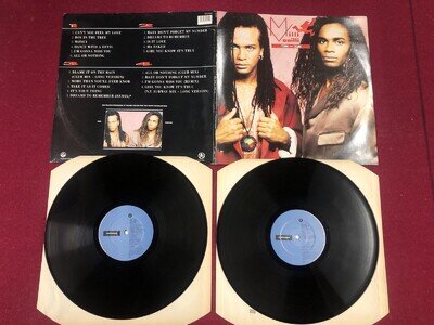 MILLI VANILLI TWO X TWO I’m Gonna Miss You Blame It On The Rain LP VINYL