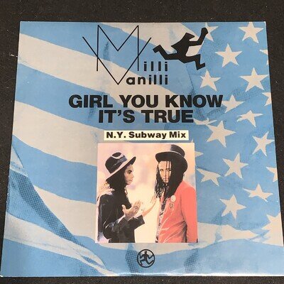 (112) Milli Vanilli ‎– Girl You Know It's True (N.Y.C. Subway Mix) 12" VGC+