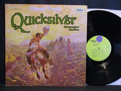 Quicksilver Messenger Service Happy Trails 1969 1970 LP VG++ Capitol ST 120 Lime