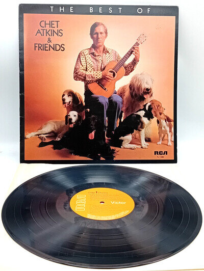 CHET ATKINS & FRIENDS (COUNTRY) - The Best of... - 1976 Vinyl LP - UK RCA