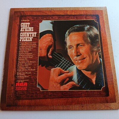 Chet Atkins / Country Pickin' 1971 DOUBLE VINYL LP / FOLK COUNTRY EX / FAST POST