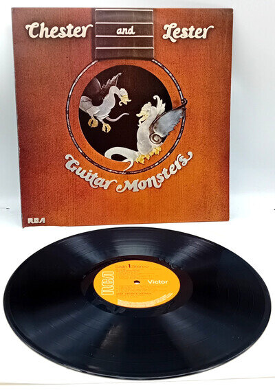 CHESTER & LESTER (CHET ATKINS & LES PAUL) - Guitar Monsters - 1978 Vinyl LP - UK