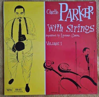 Charlie Parker - Charlie Parker With Strings, superb 1984 LP NM/NM cleaned