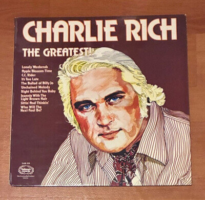 CHARLIE RICH THE GREATEST Vinyl Album 1974