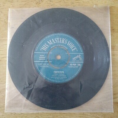 Steve Lawrence: Footsteps / You Don't Know 7" Single Tested 45-POP 726