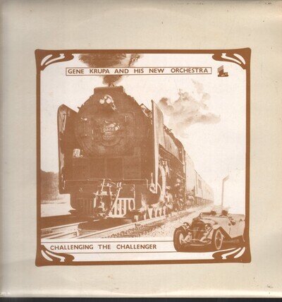 Gene Krupa and His New Orchestra Challenging the Challenger LP vinyl UK First
